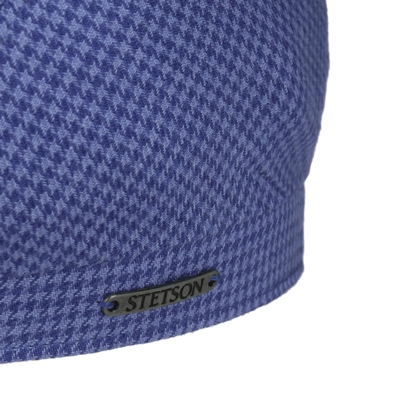 6 Panel Houndstooth Golf Flat Cap by Stetson