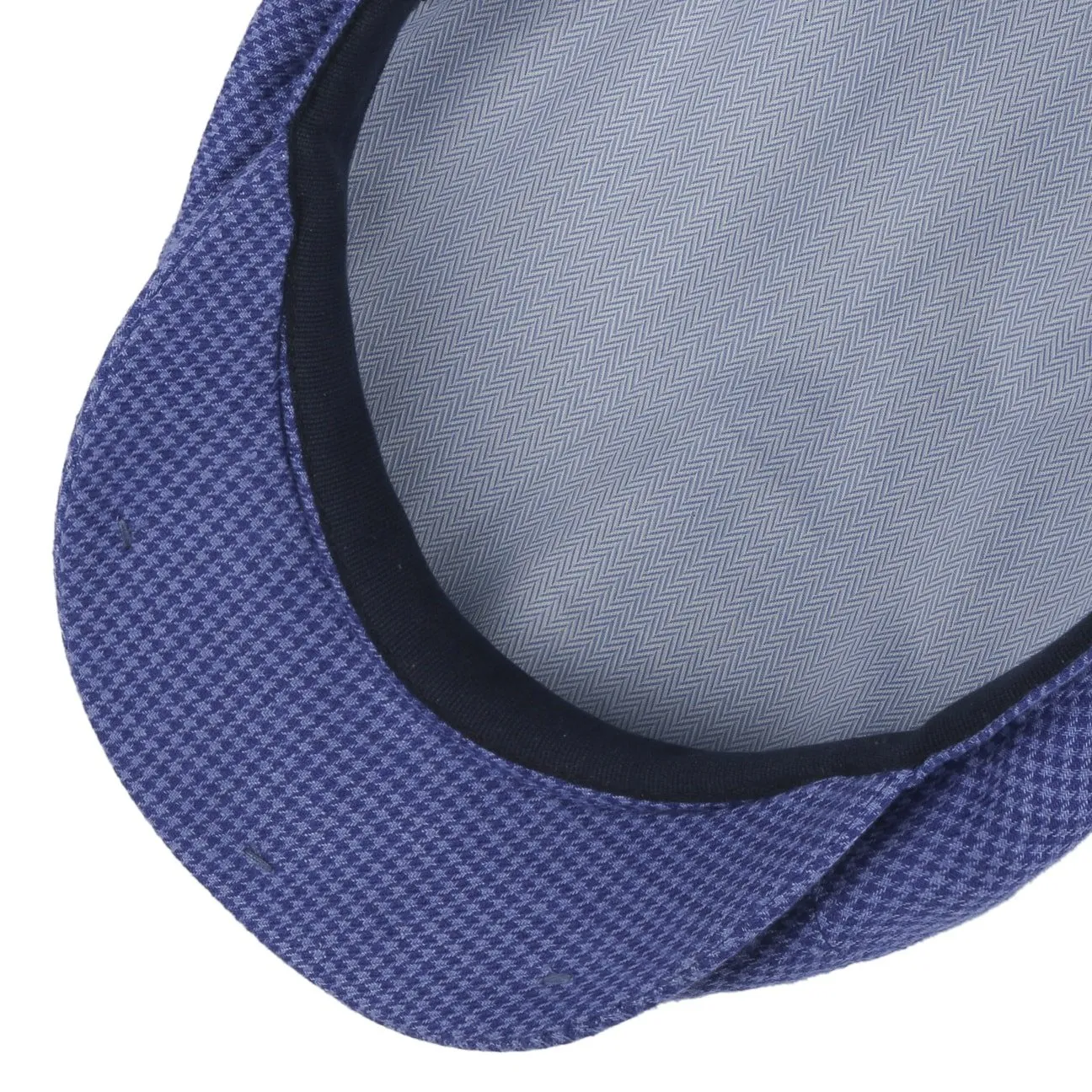 6 Panel Houndstooth Golf Flat Cap by Stetson