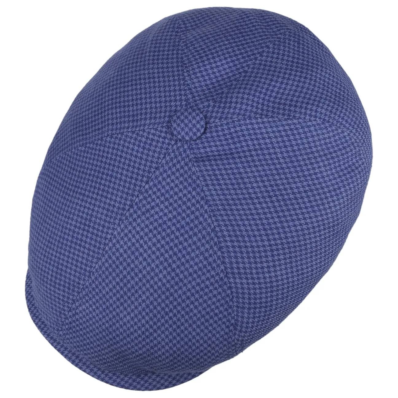 6 Panel Houndstooth Golf Flat Cap by Stetson
