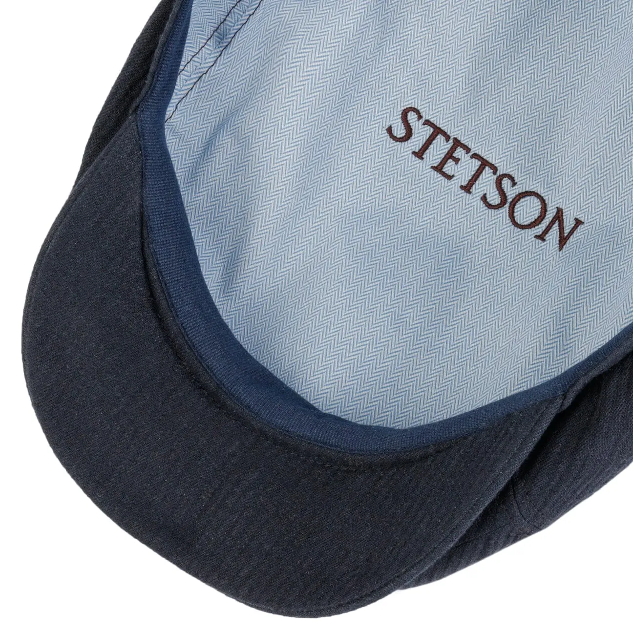 6 Panel Structure Linen News Boy Cap by Stetson