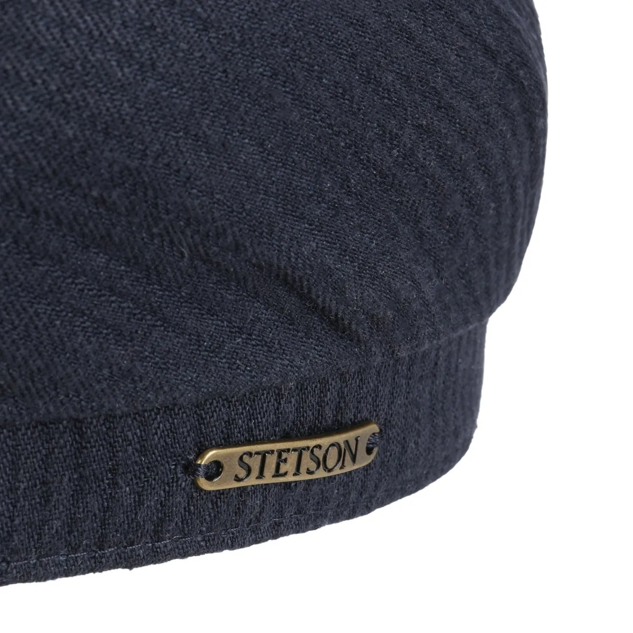 6 Panel Structure Linen News Boy Cap by Stetson