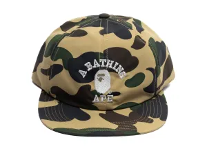 A Bathing Ape Gore-Tex Wind Stopper 1st Camo Panel Cap in Yellow