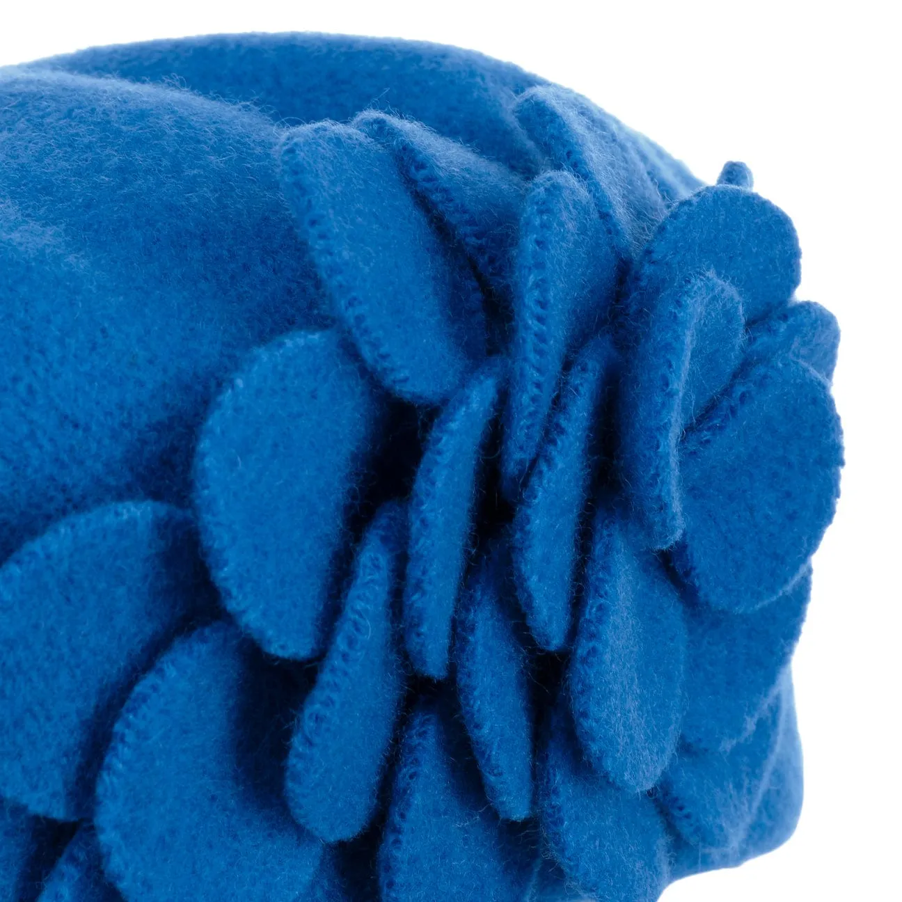 Agris Flower Wool Basque Beret by Lierys