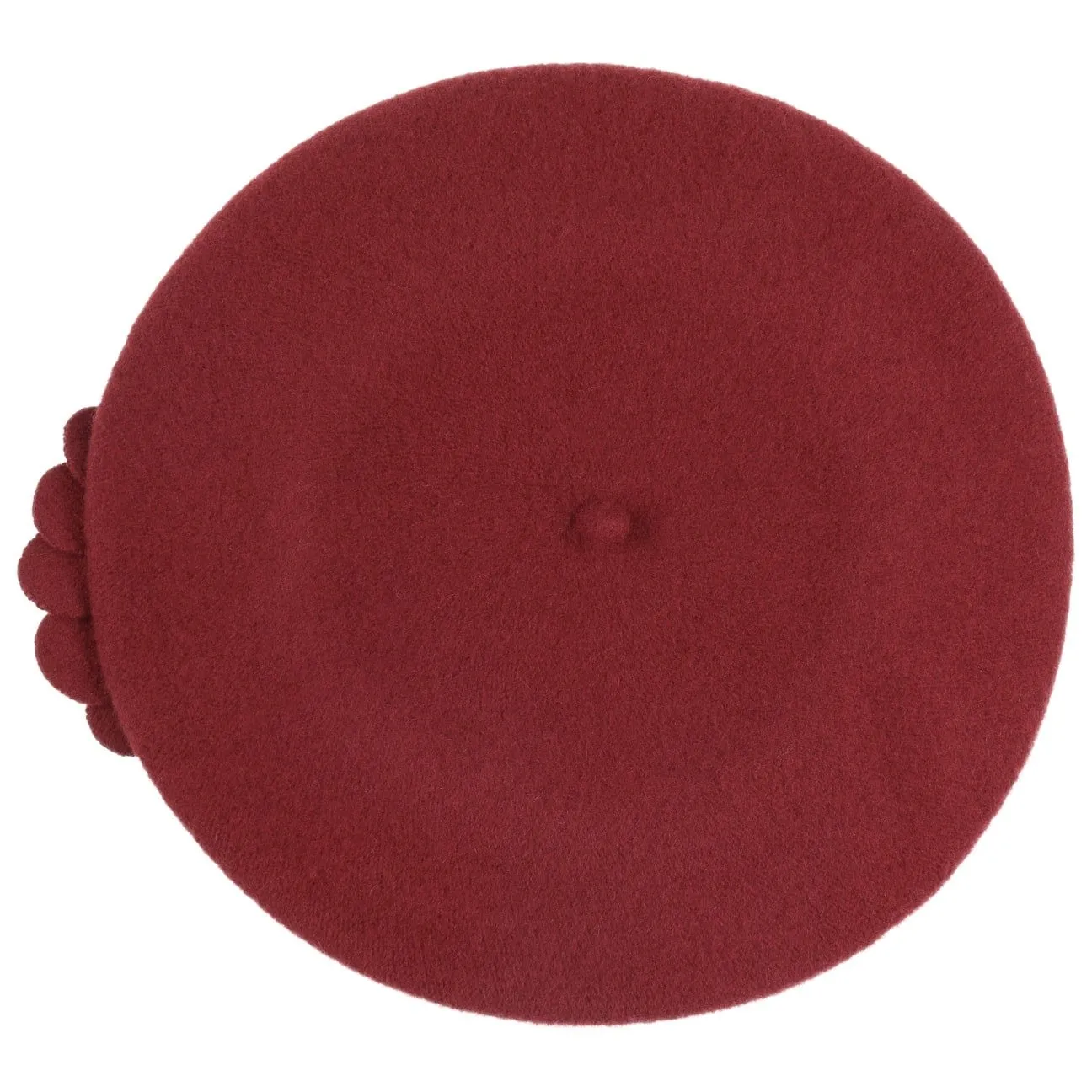 Agris Flower Wool Basque Beret by Lierys