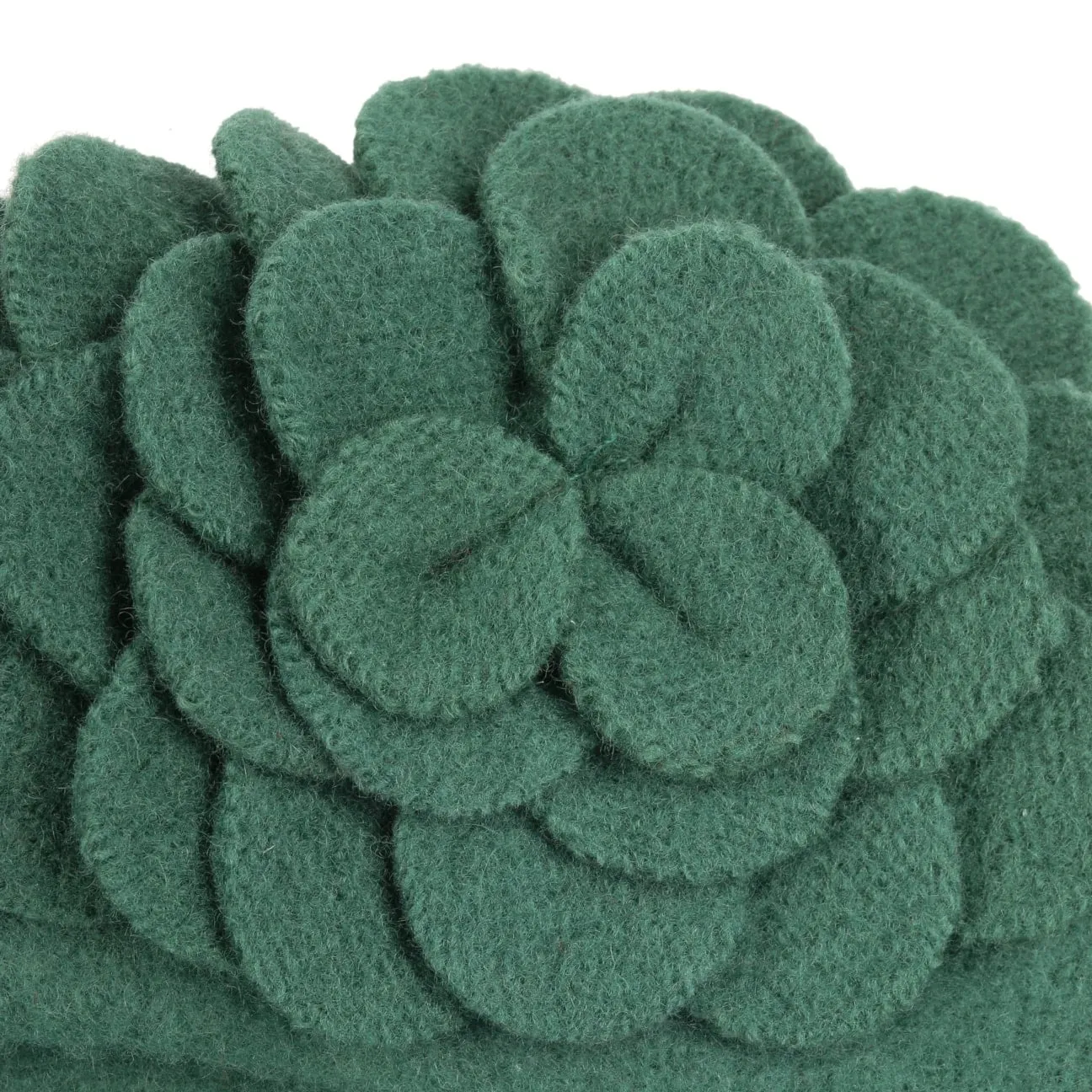 Agris Flower Wool Basque Beret by Lierys