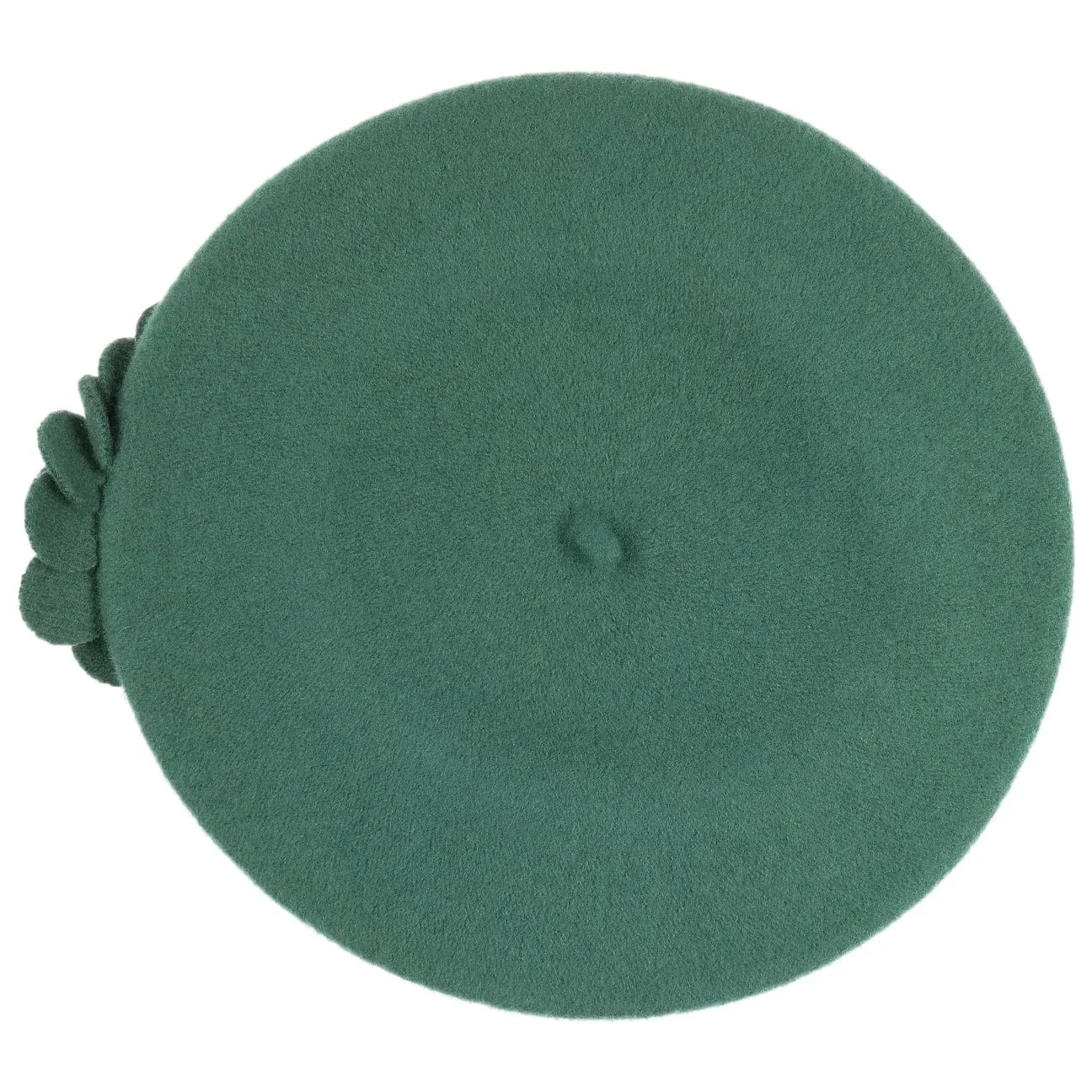 Agris Flower Wool Basque Beret by Lierys