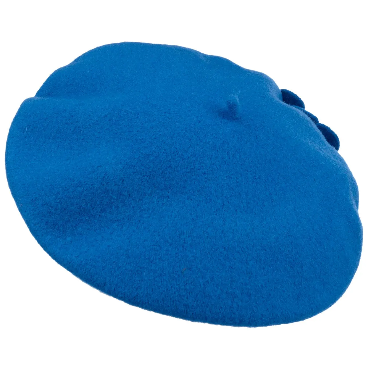 Agris Flower Wool Basque Beret by Lierys