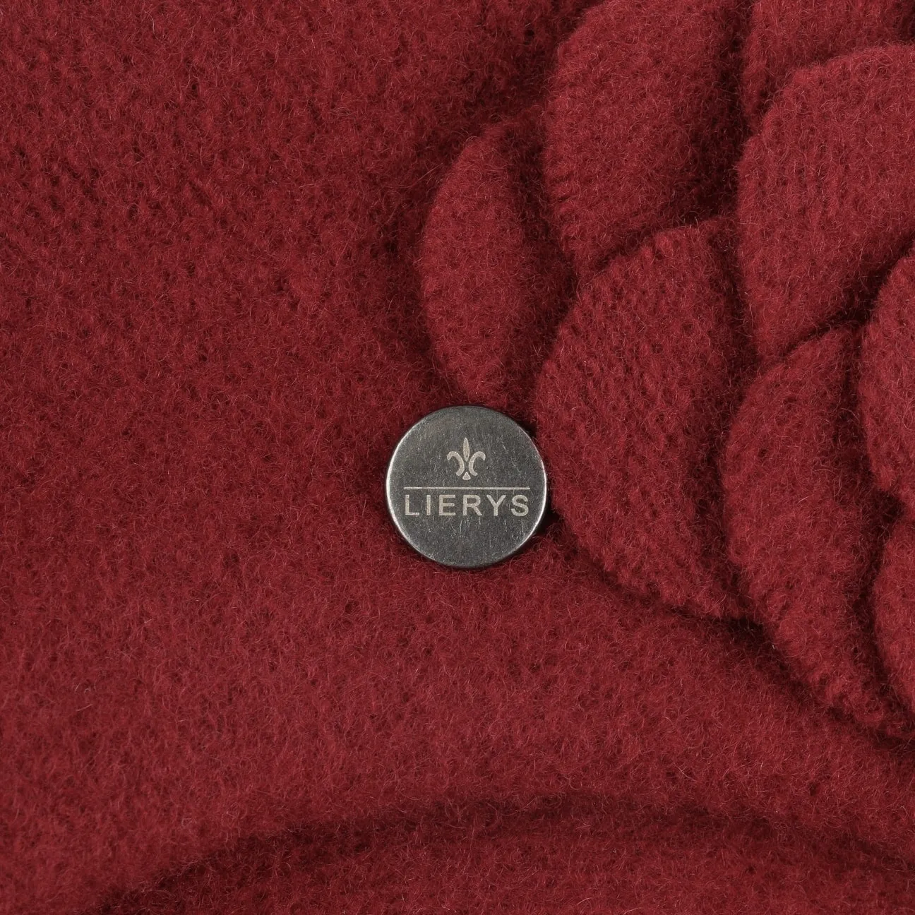 Agris Flower Wool Basque Beret by Lierys