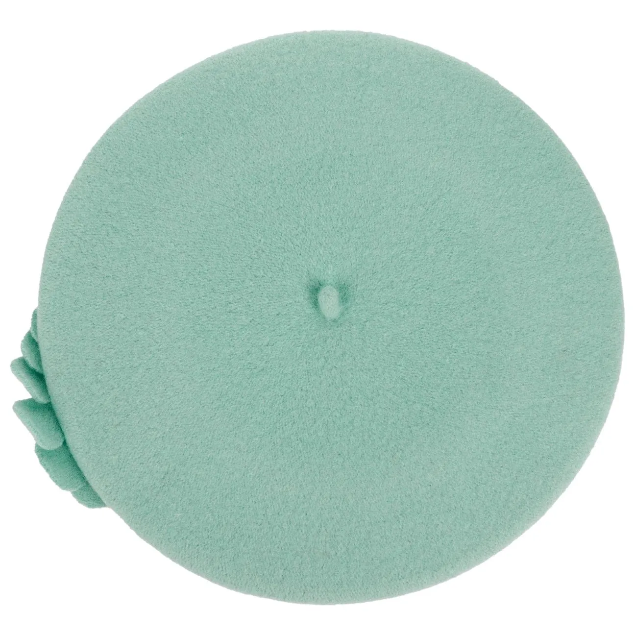 Agris Flower Wool Basque Beret by Lierys