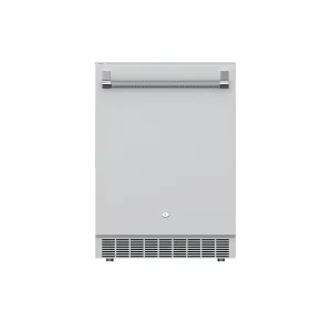 Aspire by Hestan 24" Outdoor Refrigerator, Solid Door, with Lock