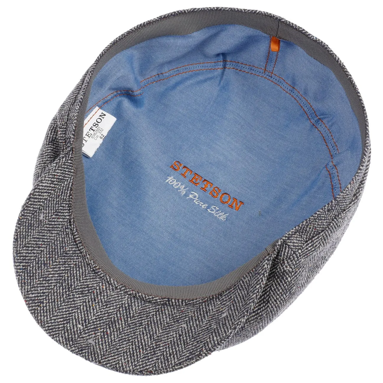 Belfast Silk Flat Cap by Stetson