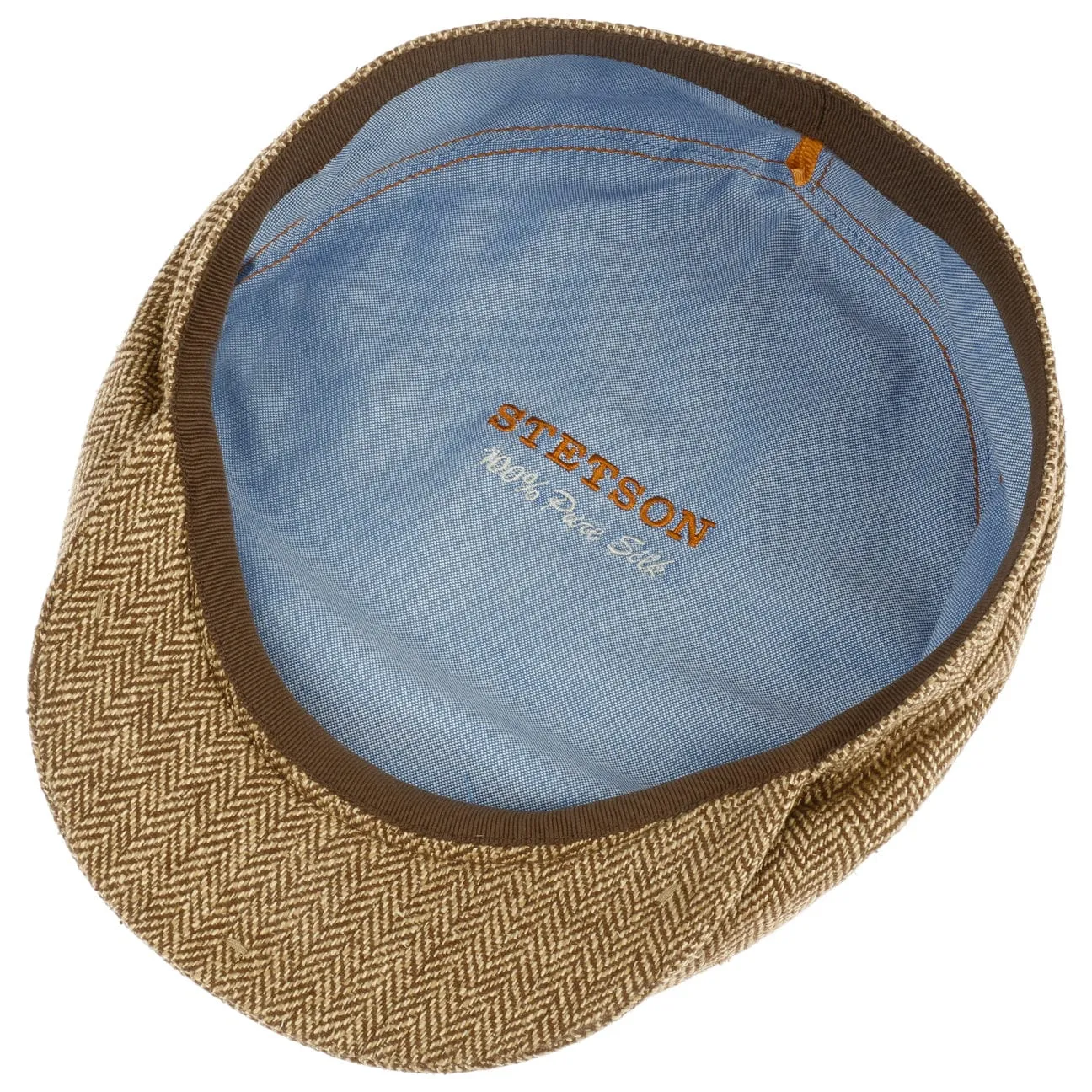 Belfast Silk Flat Cap by Stetson