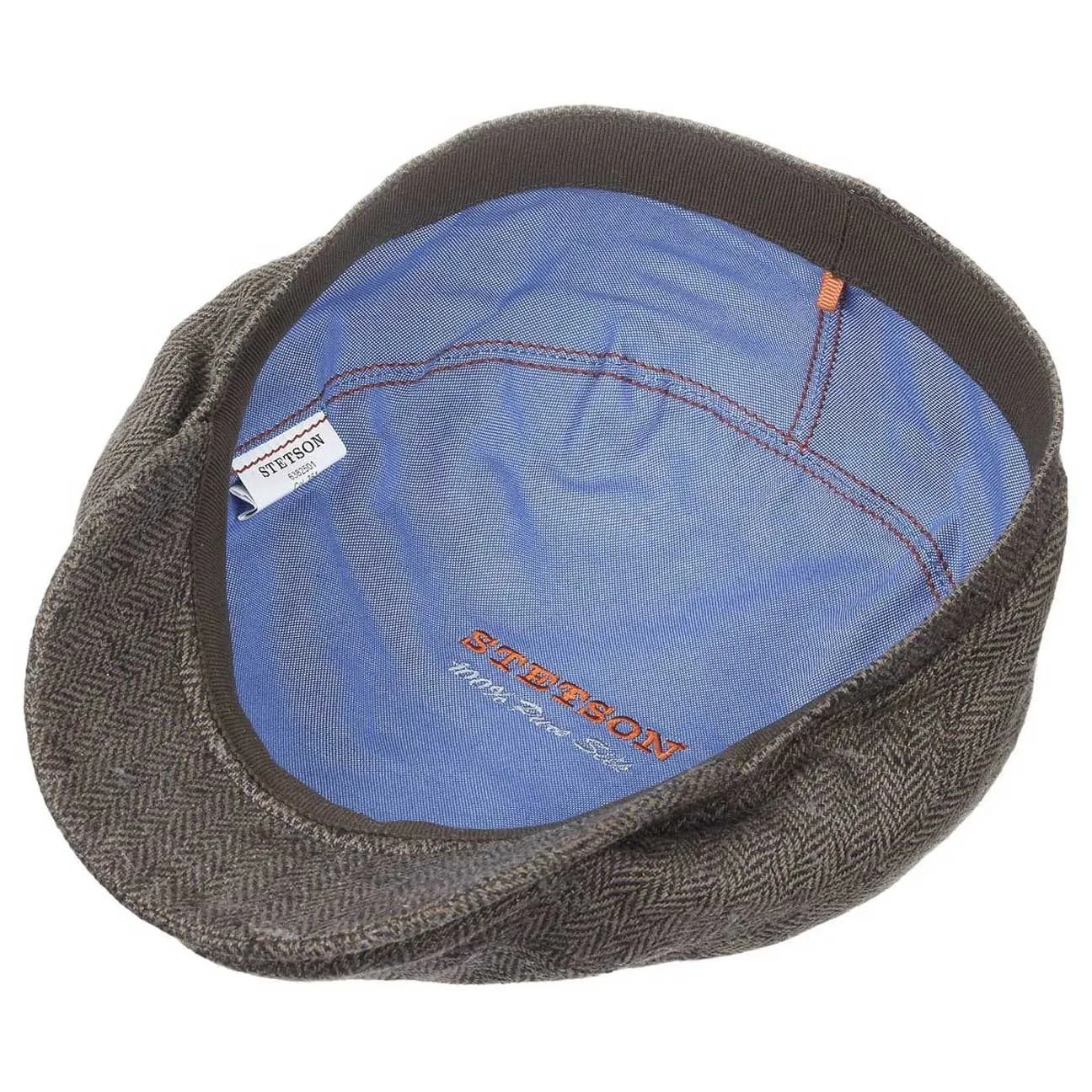 Belfast Silk Flat Cap by Stetson
