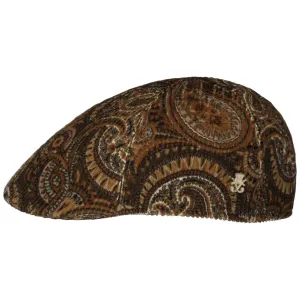 Billy Paisley Cord Flat Cap Zechbauer by Mayser