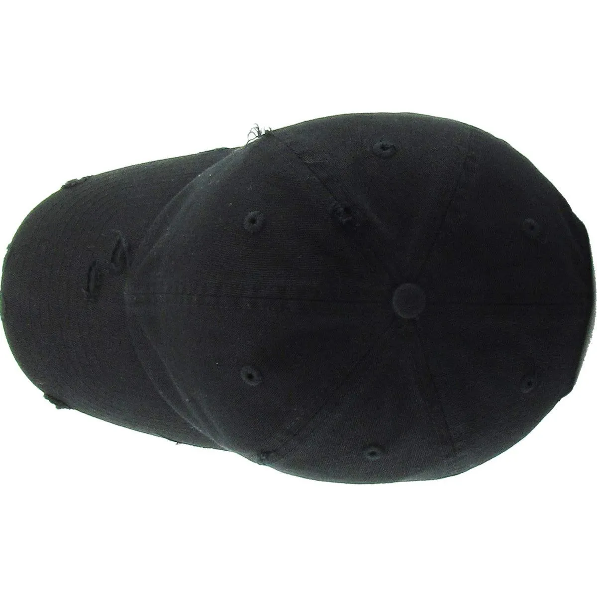 Black Distressed - Unstructured Cap