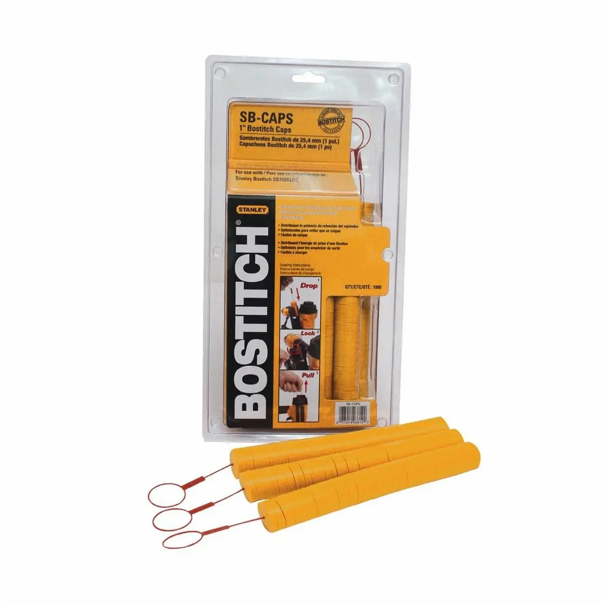 BOSTITCH SB-CAPS 1000 Caps for Cap Stapler and Nailer