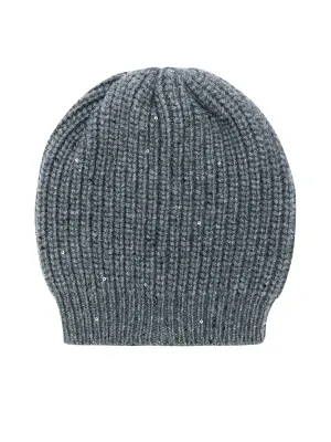 Brunello Cucinelli Ribbed Knit Beanie