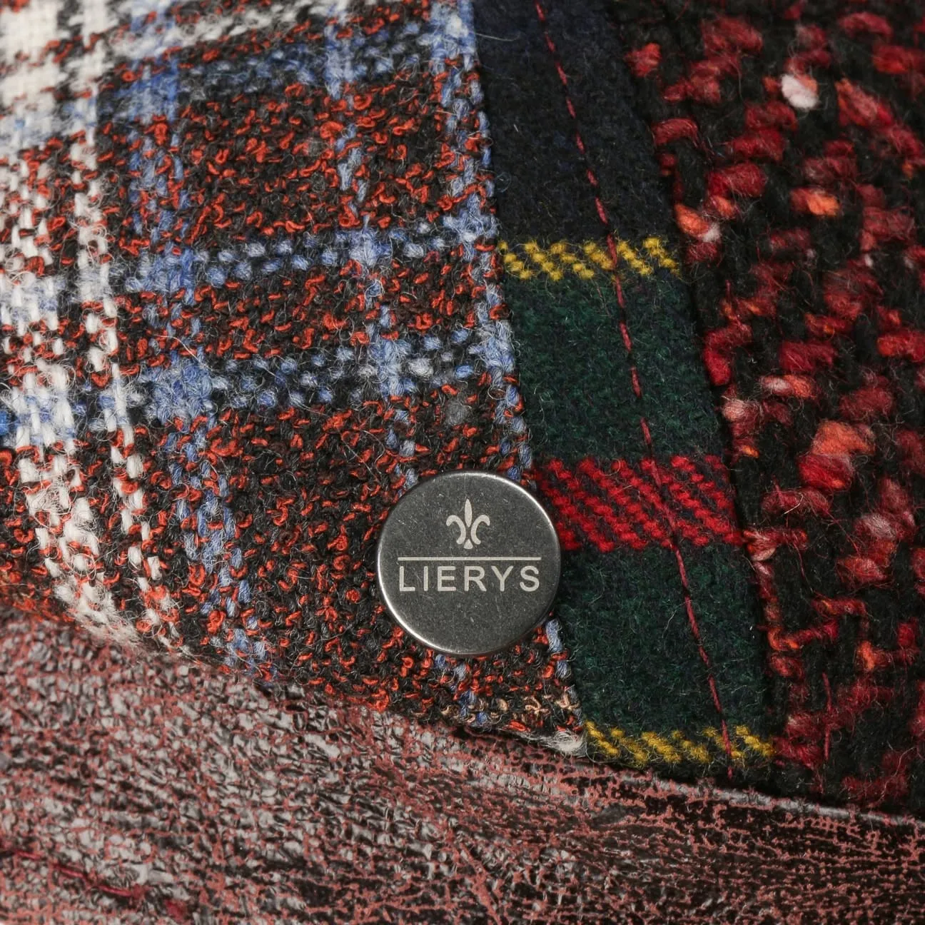 Carlento Patchwork Flat Cap by Lierys