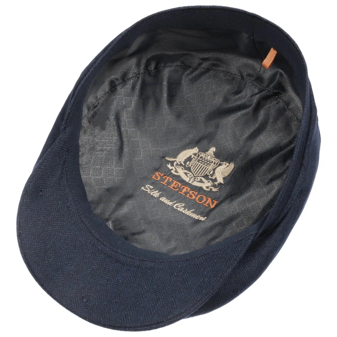 Chester Wool Silk Cashmere Flat Cap by Stetson
