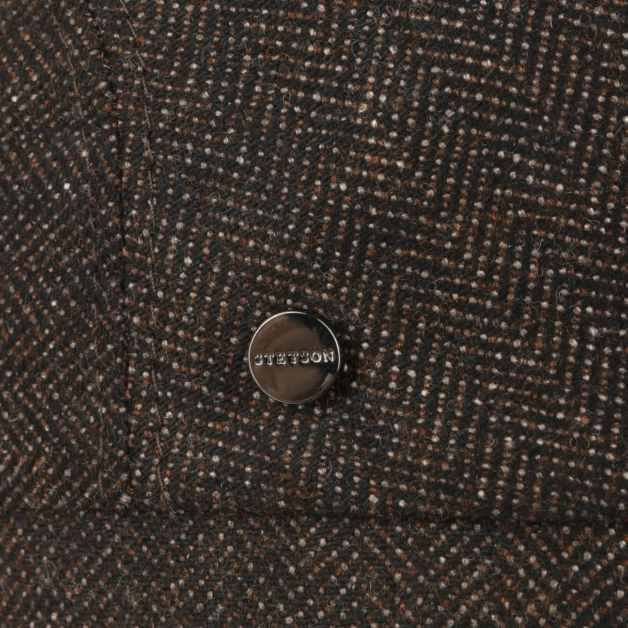 Chester Wool Silk Cashmere Flat Cap by Stetson