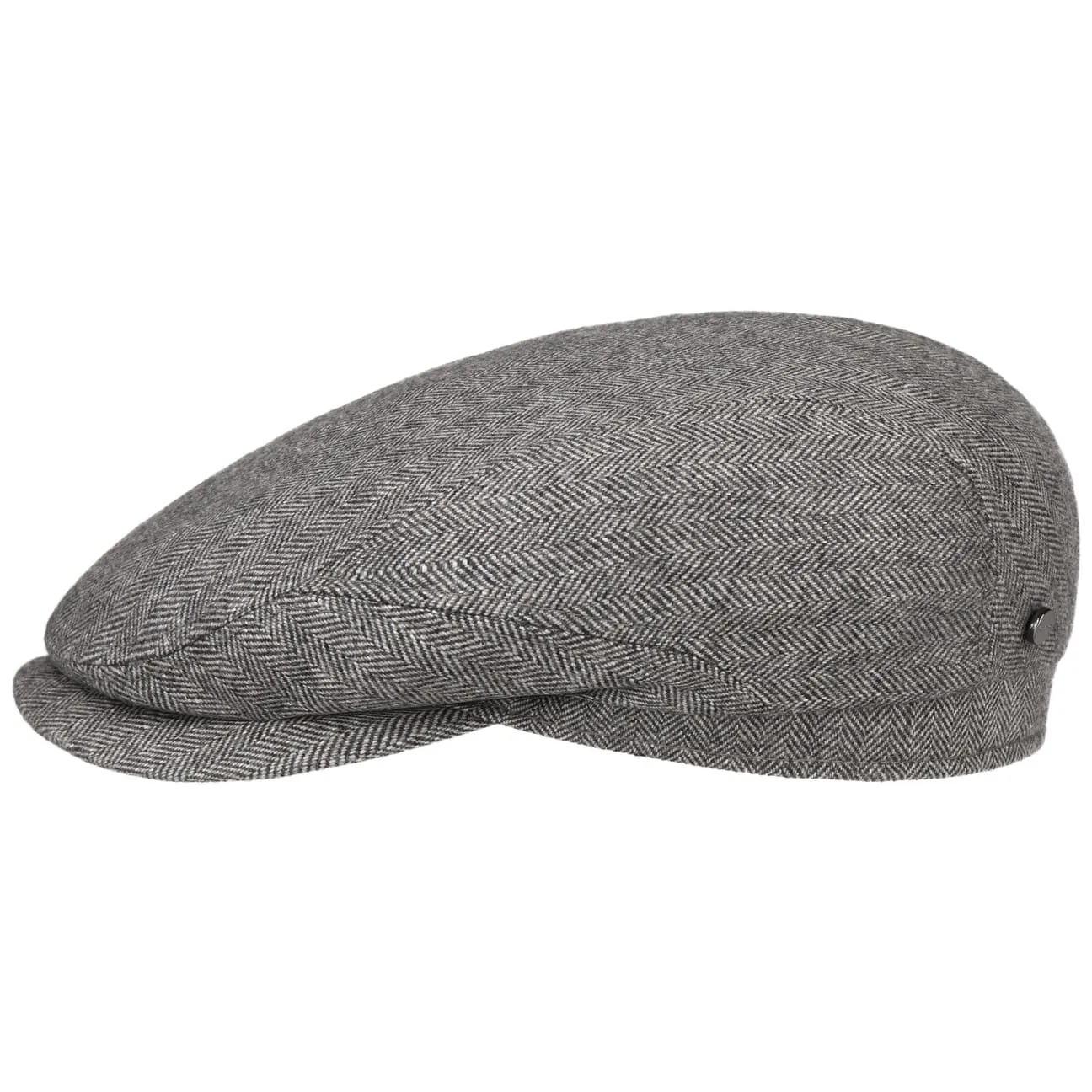 Chester Wool Silk Cashmere Flat Cap by Stetson