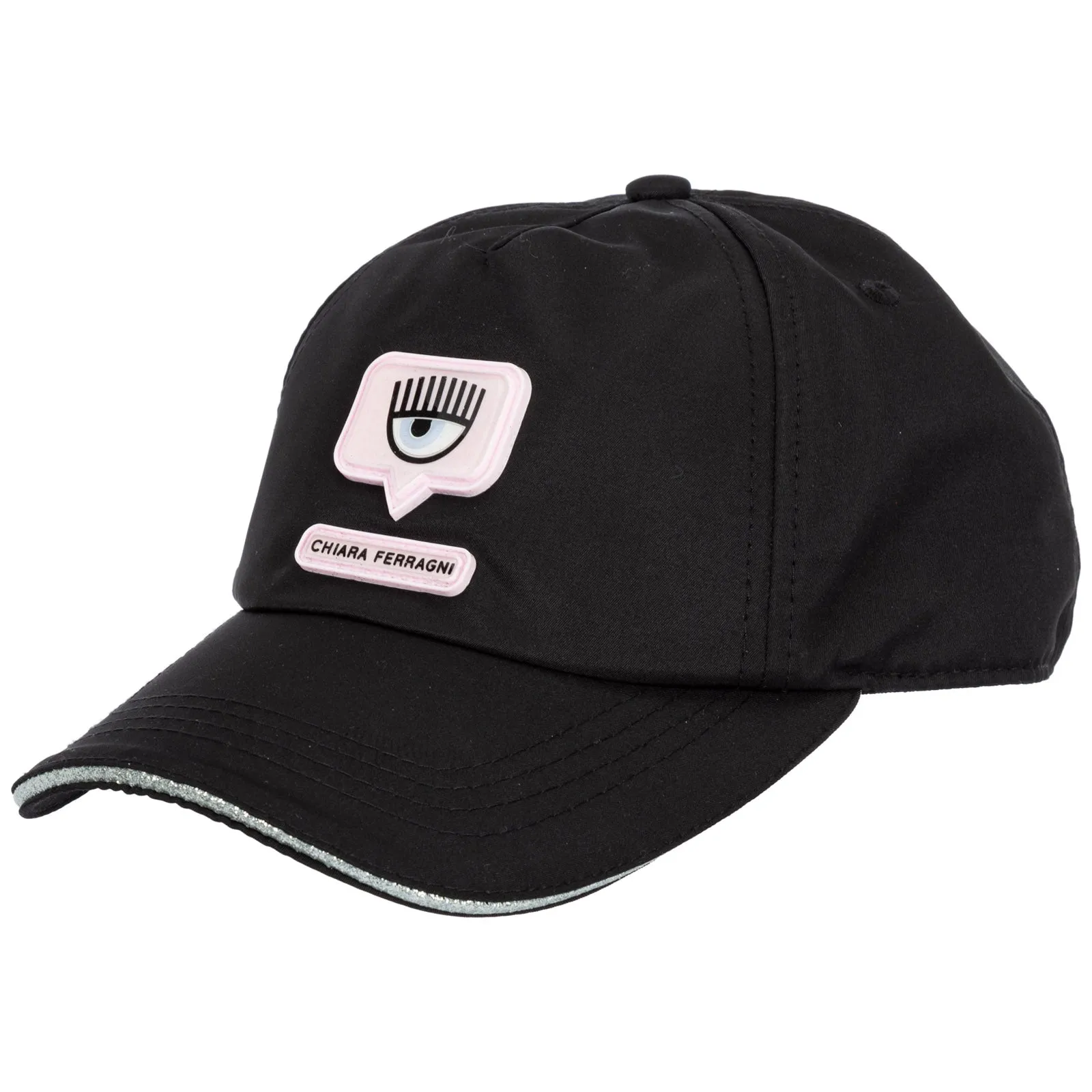 Chiara Ferragni Logo Patch Baseball Cap