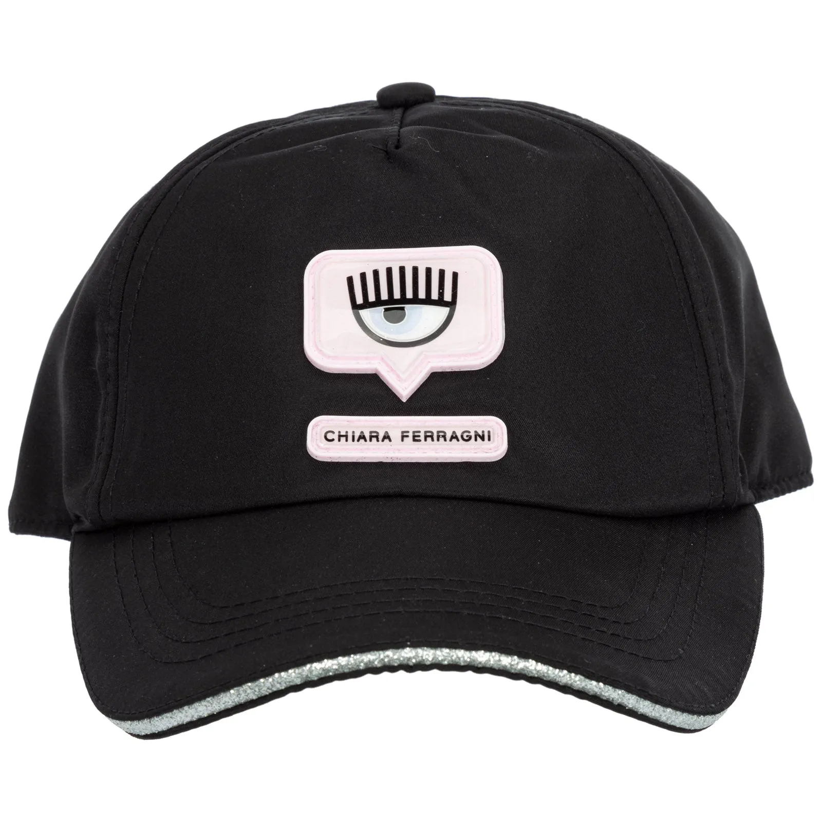 Chiara Ferragni Logo Patch Baseball Cap