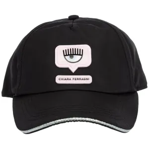 Chiara Ferragni Logo Patch Baseball Cap