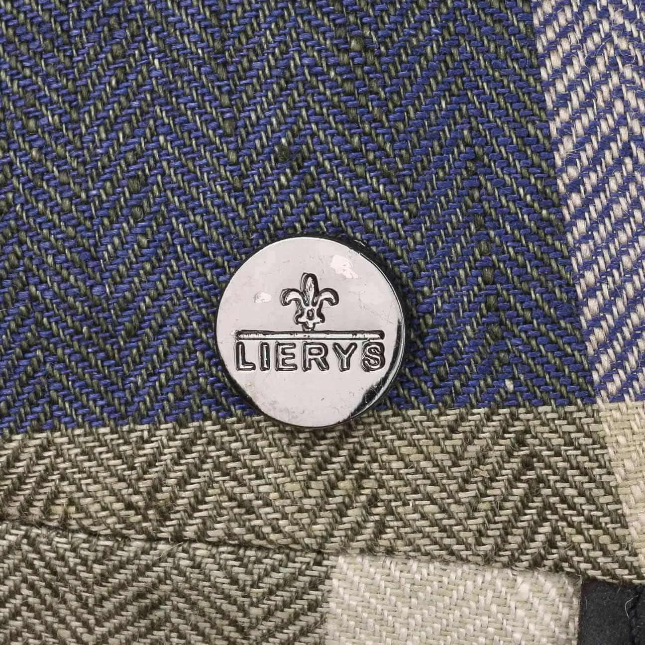 City Bic Leather Piping Flat Cap by Lierys