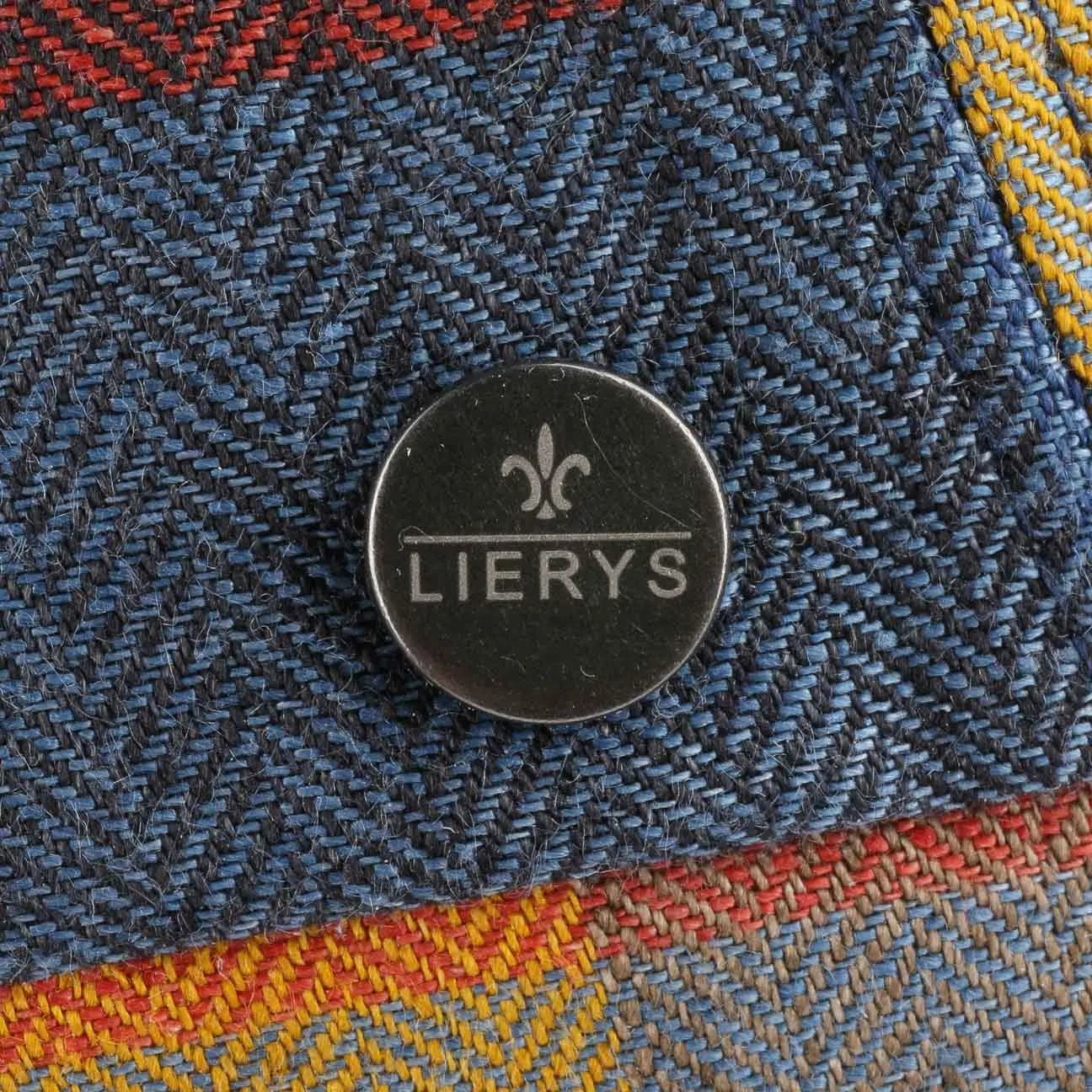 City Bic Leather Piping Flat Cap by Lierys