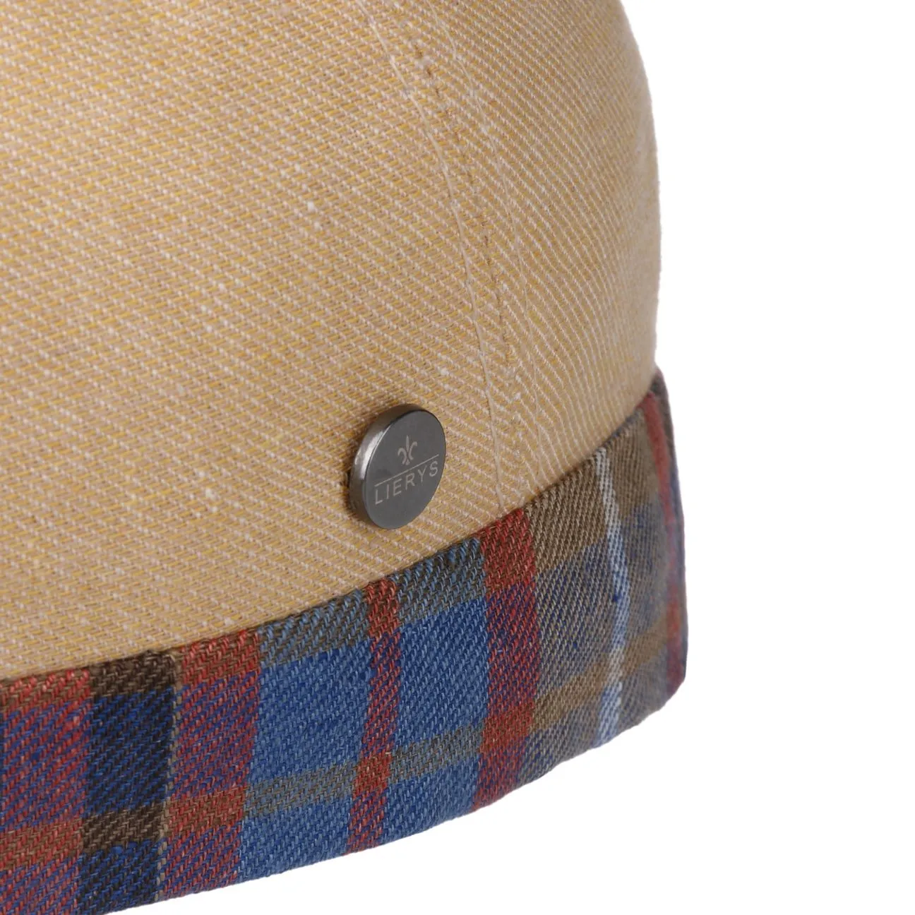 City Bic Linen Flat Cap by Lierys