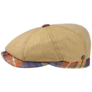 City Bic Linen Flat Cap by Lierys