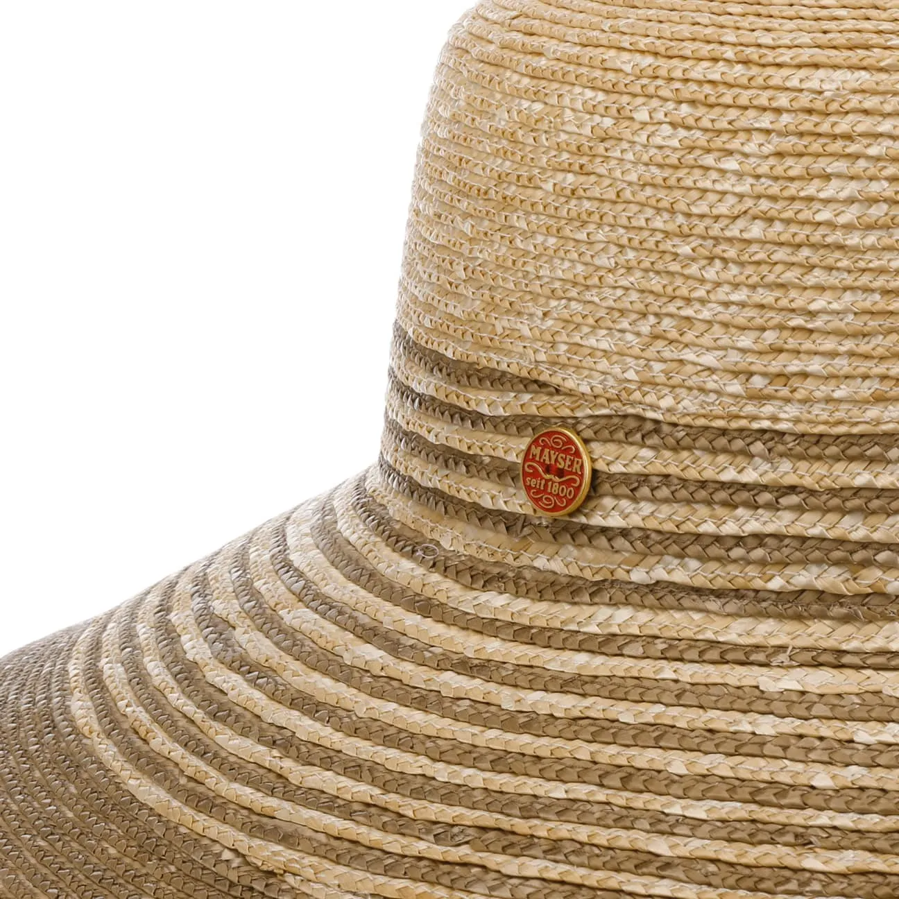 Clea Twotone Straw Hat by Mayser