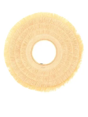 Cult Gaia Laszlo Fringed Edge Visor