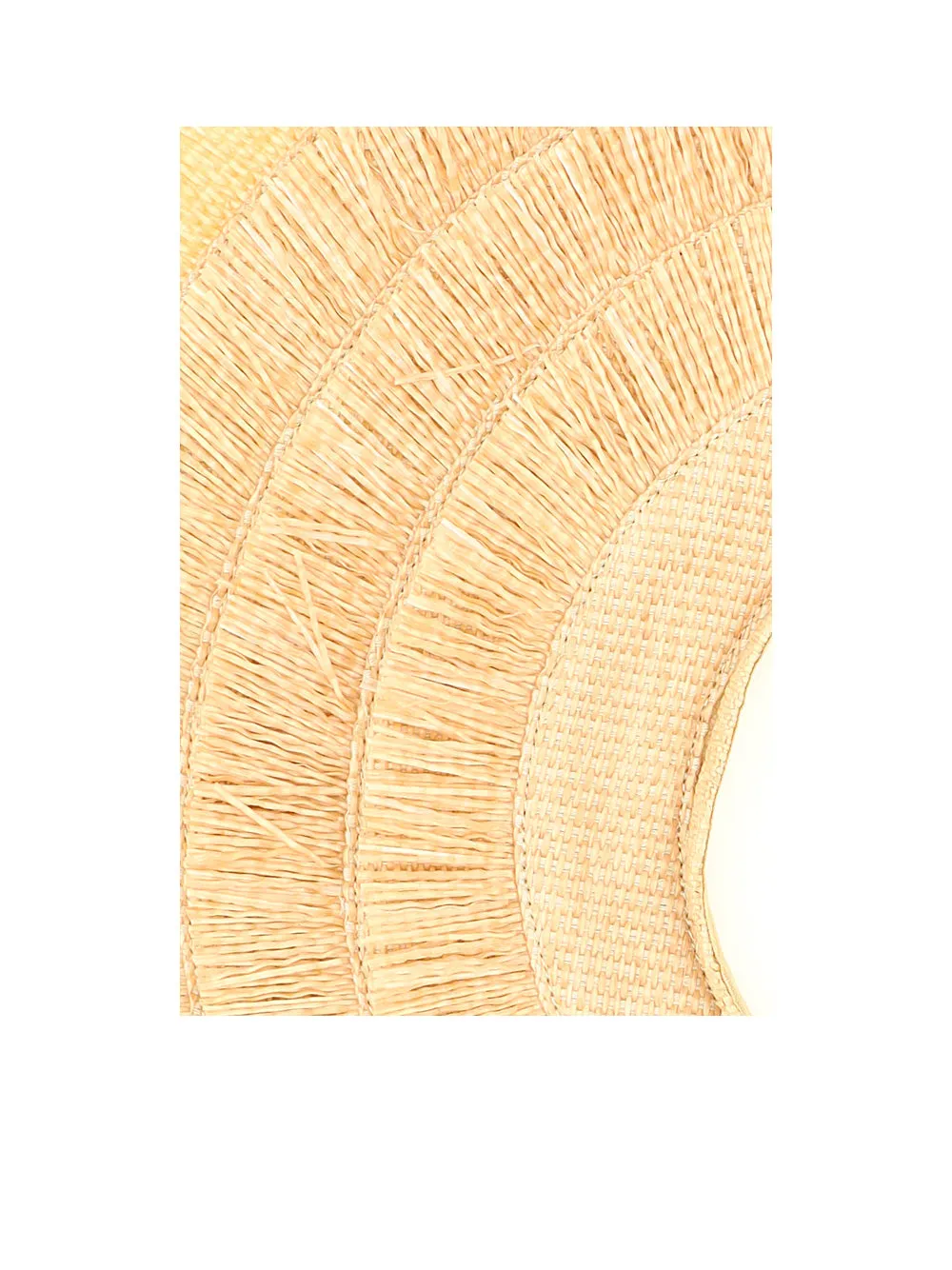Cult Gaia Laszlo Fringed Edge Visor