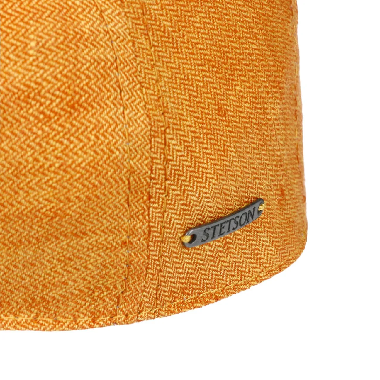 Descott Linen Flat Cap by Stetson