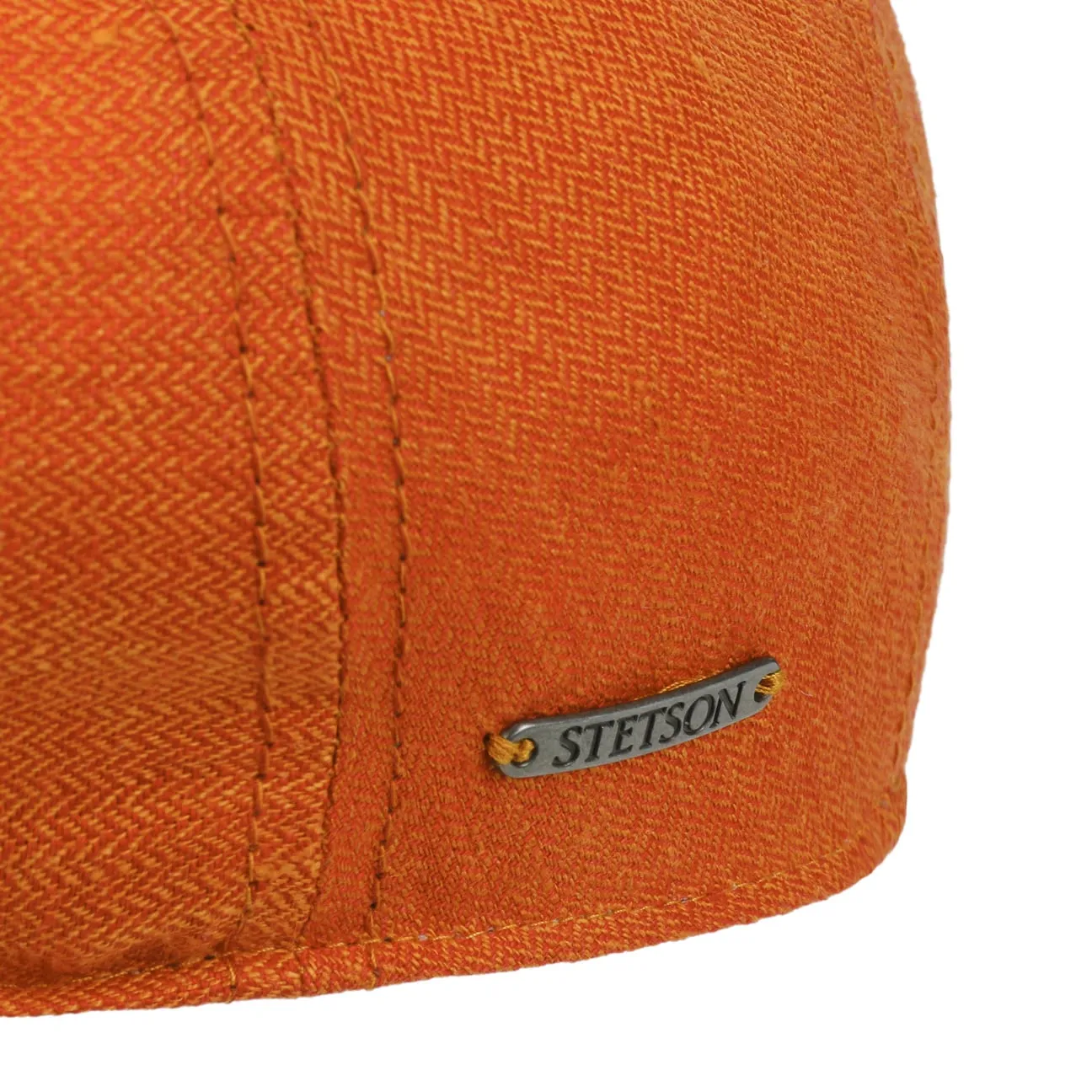Descott Linen Flat Cap by Stetson