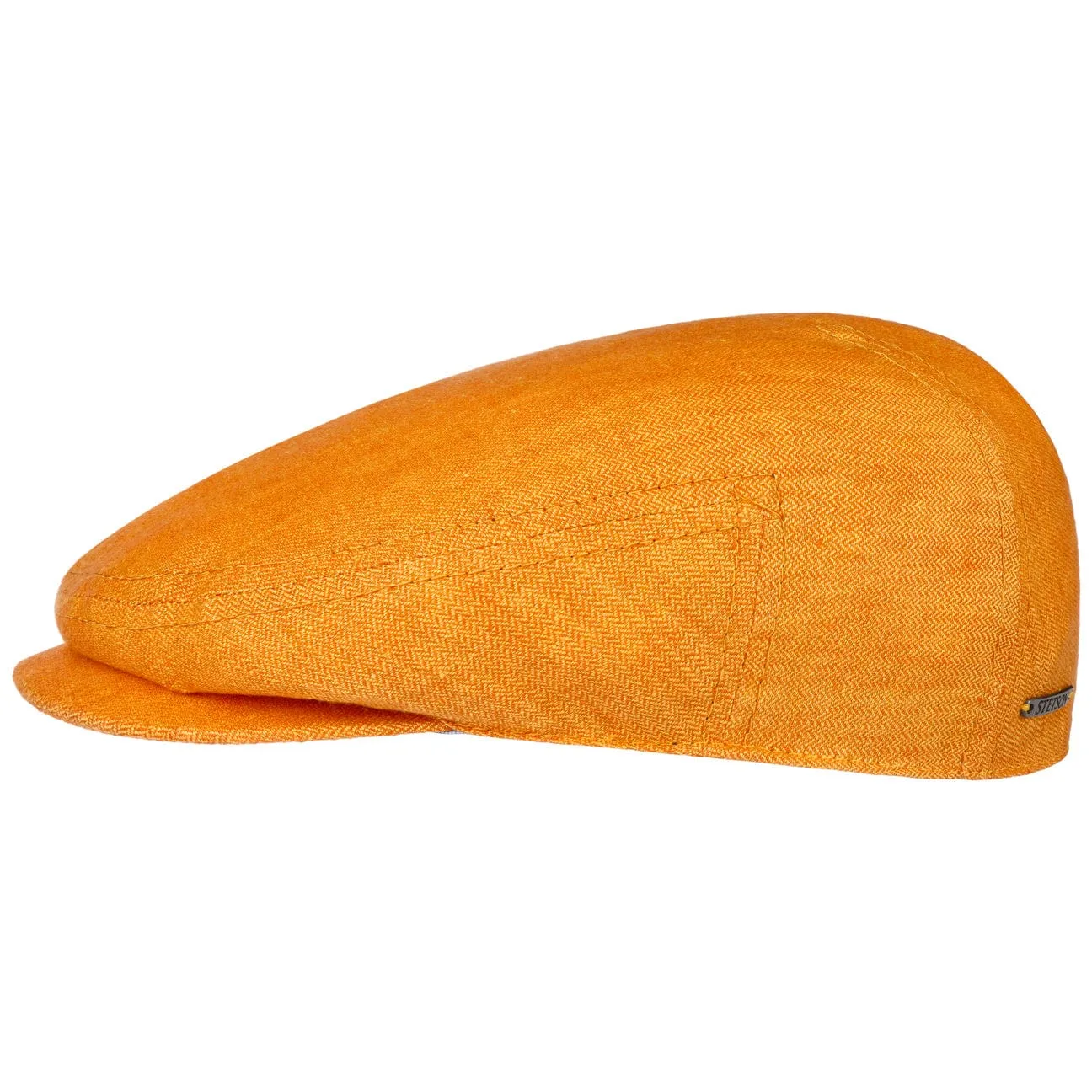 Descott Linen Flat Cap by Stetson