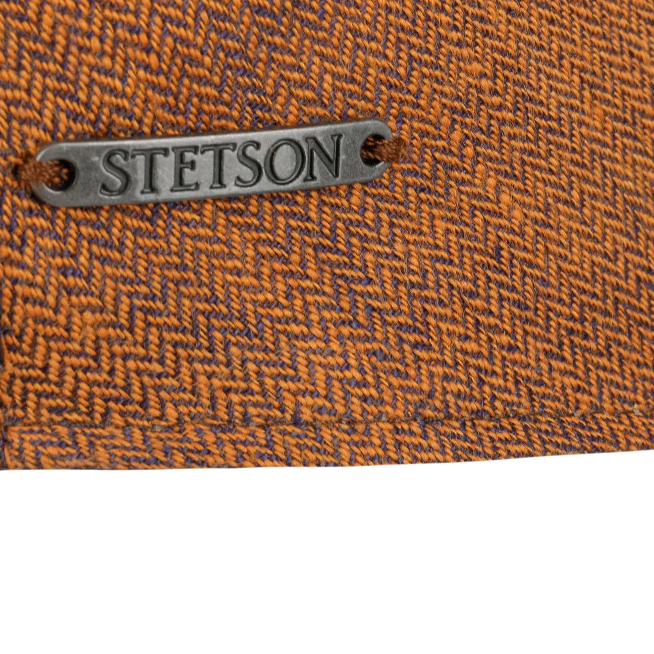 Descott Linen Flat Cap by Stetson