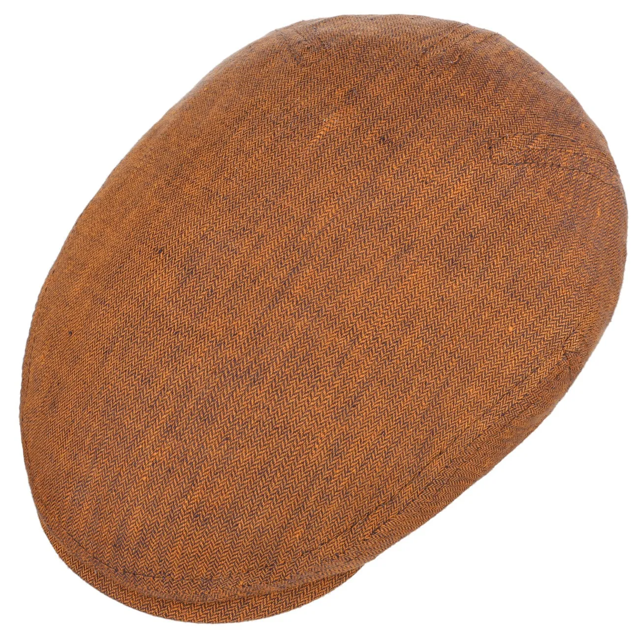 Descott Linen Flat Cap by Stetson