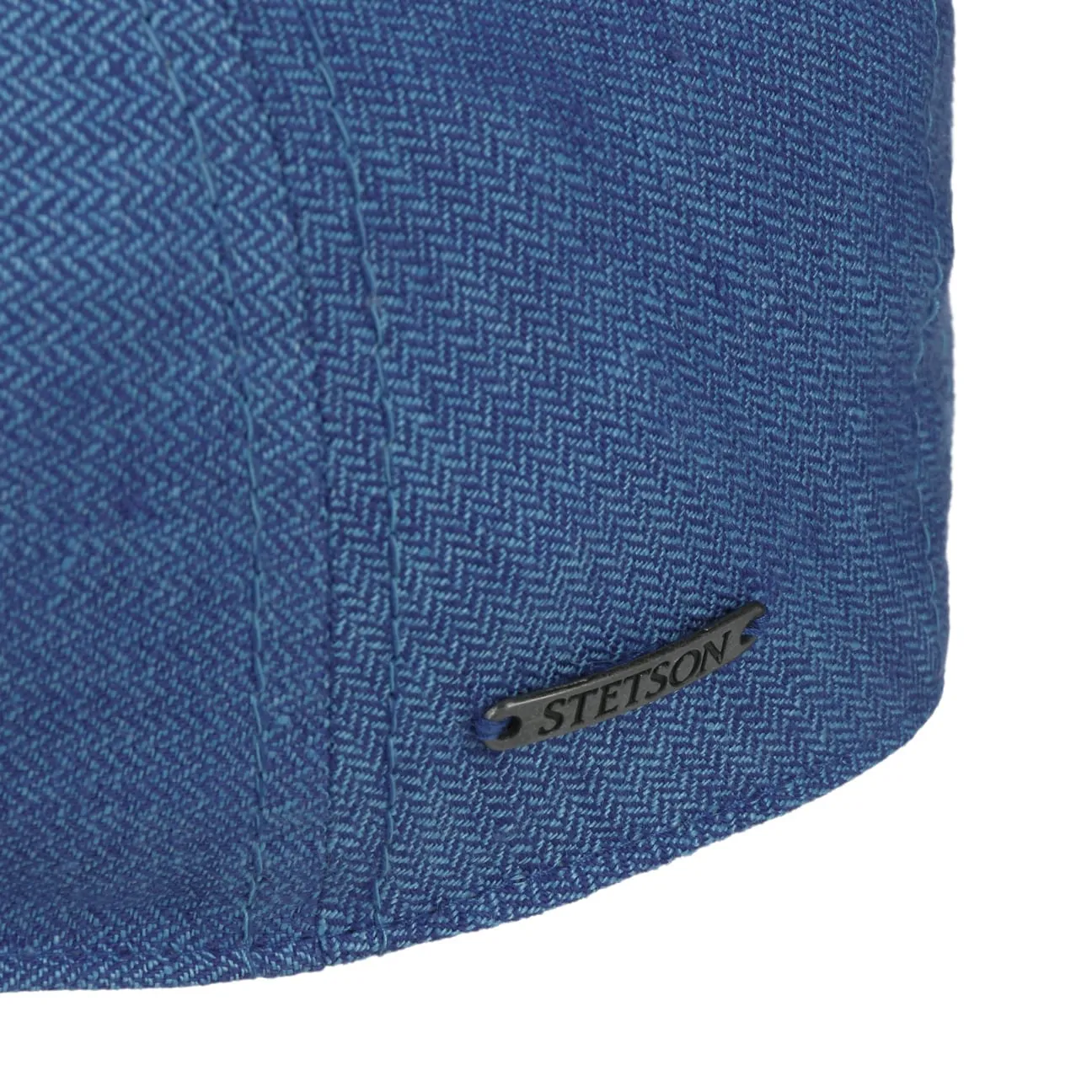 Descott Linen Flat Cap by Stetson