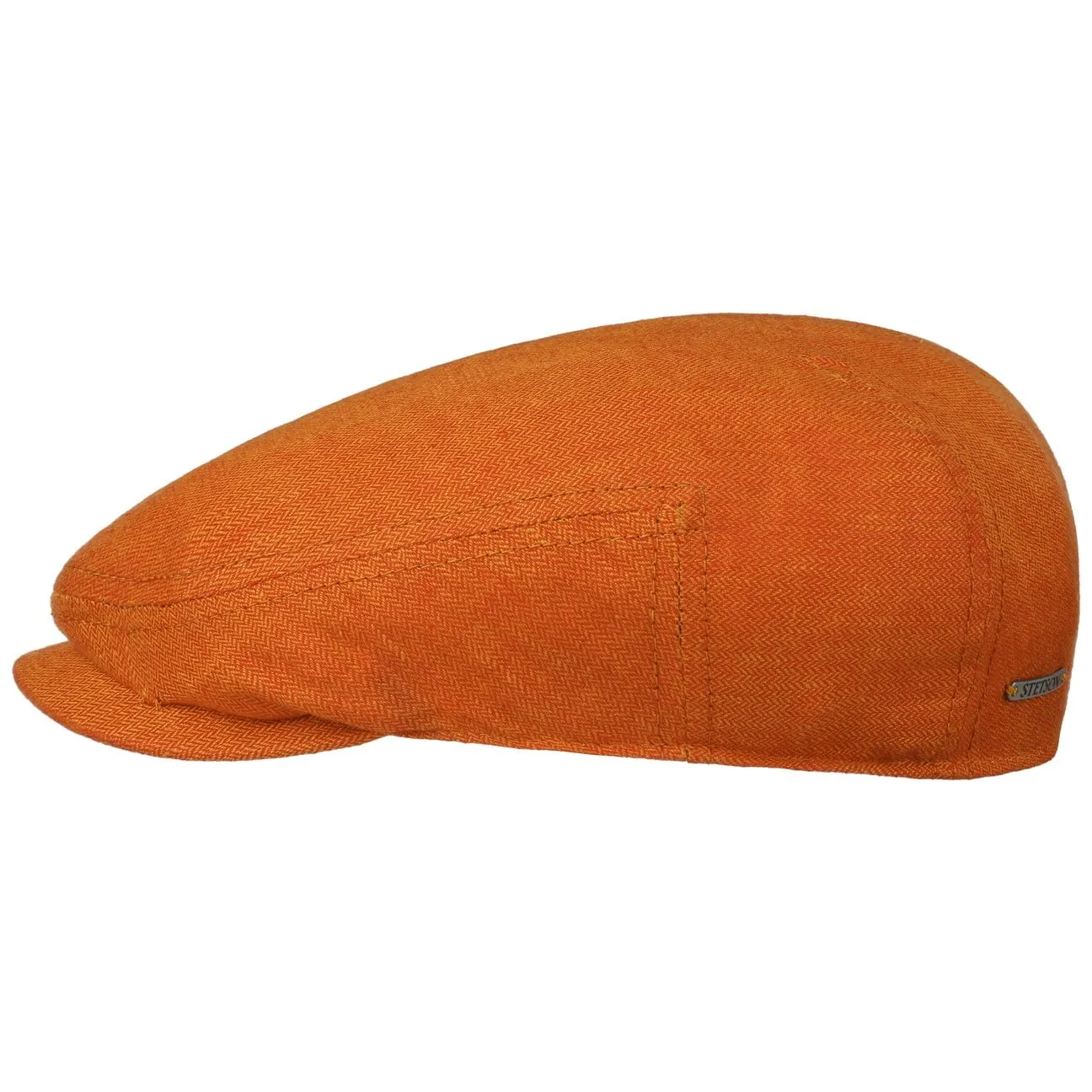 Descott Linen Flat Cap by Stetson