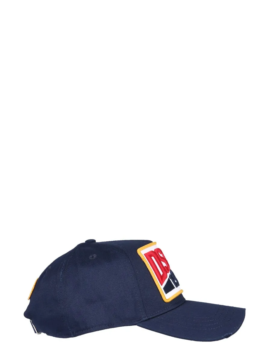 Dsquared2 1964 Logo Patch Distressed Cap