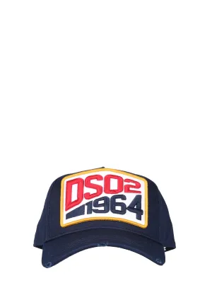 Dsquared2 1964 Logo Patch Distressed Cap