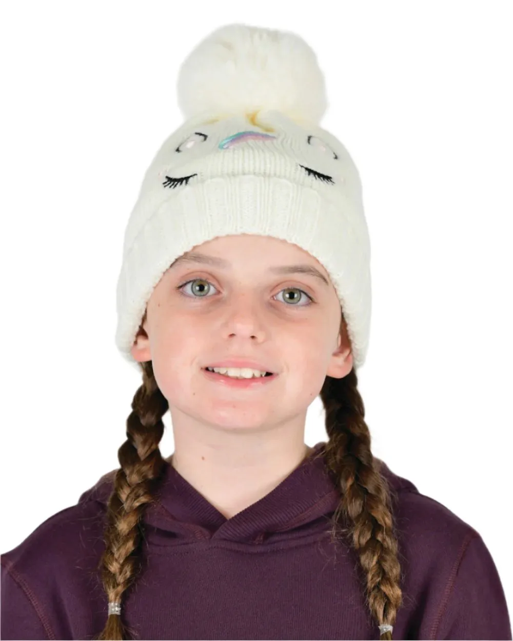 Dublin Childrens Embroidered Unicorn Beanie