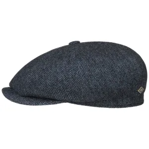 Eight Panel Cap Wool Herringbone by JJ Hats