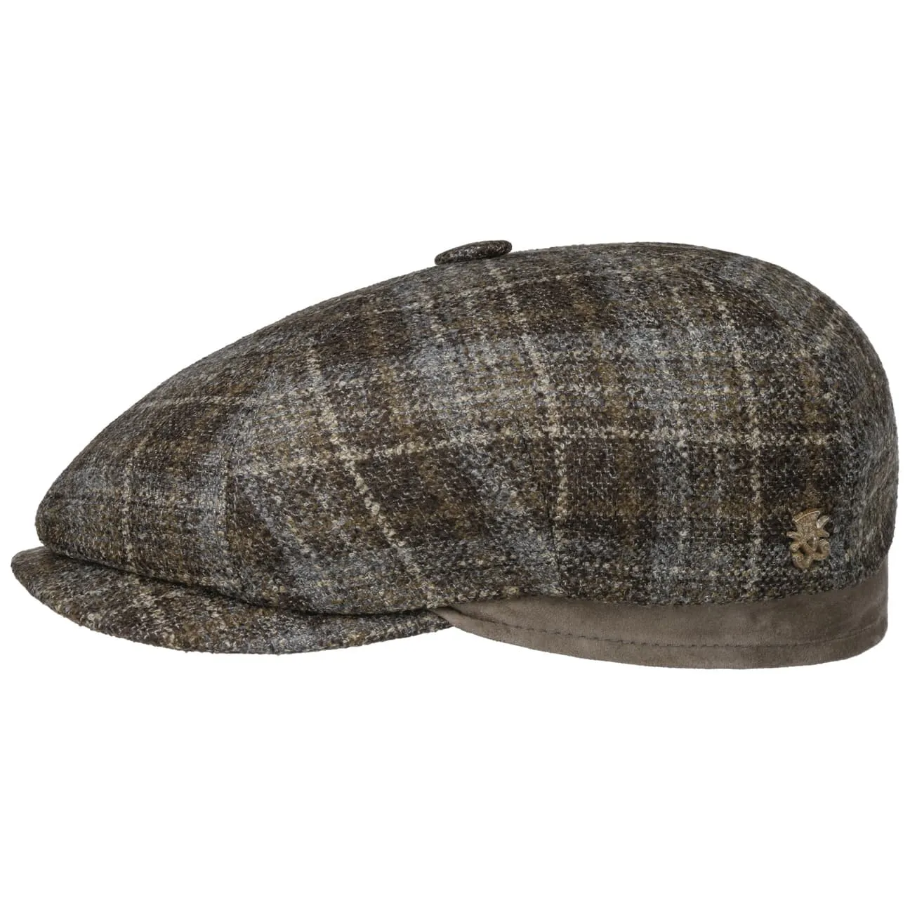 Emil Wool Check Flat Cap Zechbauer by Mayser
