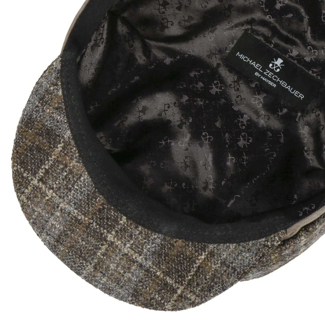 Emil Wool Check Flat Cap Zechbauer by Mayser