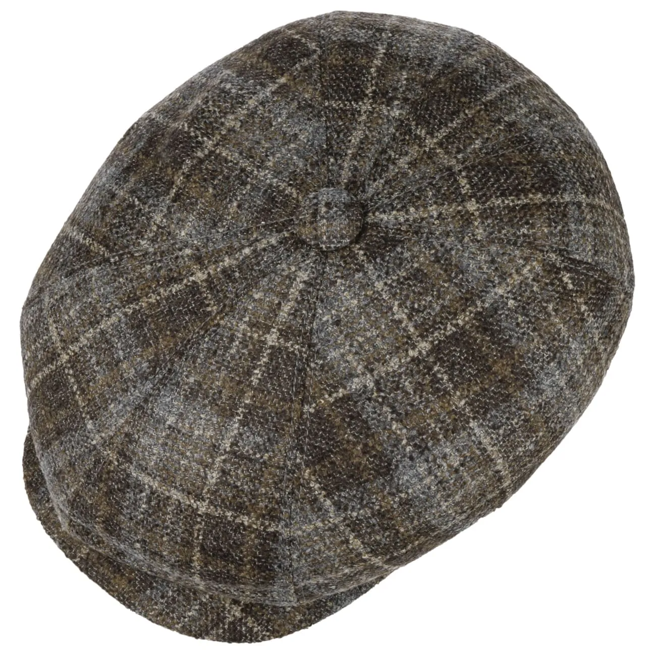 Emil Wool Check Flat Cap Zechbauer by Mayser