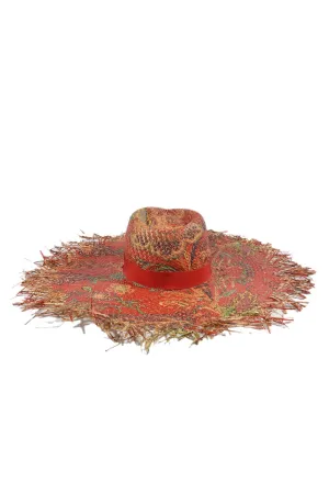 Etro Woven Pinch Detailed Sun Hat